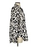 Express Animal Print Ivory Long Sleeve Blouse Size XS - photo 4