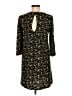 Mango Print Black Casual Dress Size 6 - photo 2