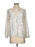 Gap 100% Rayon Polka Dots Ivory 3/4 Sleeve Blouse Size S - photo 1