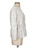 Gap 100% Rayon Polka Dots Ivory 3/4 Sleeve Blouse Size S - photo 4
