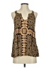 Plenty By Tracy Reese Brown Tan Sleeveless Blouse Size S - photo 1