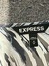 Express 100% Polyester Print Gray Casual Dress Size M - photo 7