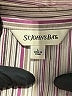 St. John's Bay Stripes Ivory Pink 3/4 Sleeve Button-Down Shirt Size L - photo 7