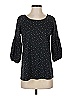 BCBGMAXAZRIA Black 3/4 Sleeve Top Size XS - photo 1