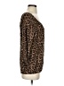 MICHAEL Michael Kors 100% Rayon Brown 3/4 Sleeve Blouse Size S - photo 4