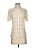 Assorted Brands Ivory Short Sleeve Top Size S - photo 1