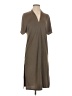 H&M Solid Brown Casual Dress Size XS - photo 1