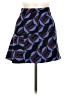 MARNI 100% Virgin Wool Graphic Blue Purple Wool Skirt Size EU (IT) 36 / US 0 - photo 1