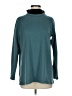 Iridium 100% Pima Cotton Teal Turtleneck Sweater Size XS - photo 1