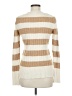 Ann Taylor LOFT Stripes Tan Pullover Sweater Size M - photo 2