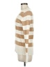 Ann Taylor LOFT Stripes Tan Pullover Sweater Size M - photo 5