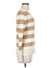 Ann Taylor LOFT Stripes Tan Pullover Sweater Size M - photo 4