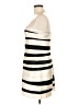 BCBGMAXAZRIA 100% Polyester Stripes Ivory Casual Dress Size 12 (petite) - photo 5