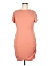 Express Solid Orange Casual Dress Size XL - photo 1