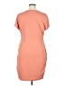 Express Solid Orange Casual Dress Size XL - photo 2