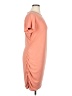 Express Solid Orange Casual Dress Size XL - photo 4