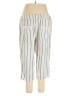 Per Se Stripes Ivory Linen Pants Size 1X - photo 2