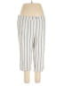 Per Se Stripes Ivory Linen Pants Size 1X - photo 1