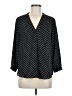 Vince Camuto 100% Polyester Polka Dots Black 3/4 Sleeve Blouse Size M - photo 1
