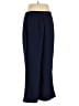 DUBGEE by WHOOPI 100% Polyester Solid Blue Casual Pants Size XL - photo 2