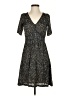 Sessun 100% Polyester Print Black Casual Dress Size S - photo 1