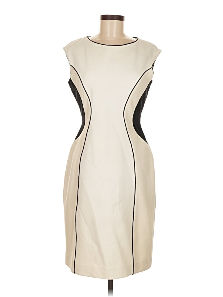 Pre-owned Antonio Melani Cocktail Dress In White