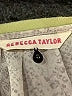 Rebecca Taylor 100% Silk Ivory Blouse Size 6 - photo 7
