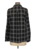 Cathy Plaid Black Long Sleeve Blouse Size M - photo 2