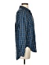Billy T 100% Lyocell Plaid Blue Long Sleeve Button-Down Shirt Size XS - photo 4