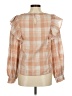 Aura Orange Long Sleeve Blouse Size M - photo 2
