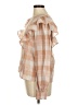 Aura Orange Long Sleeve Blouse Size M - photo 5