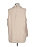 Anne Klein 100% Polyester Tan Sleeveless Blouse Size L (estimated) - photo 2
