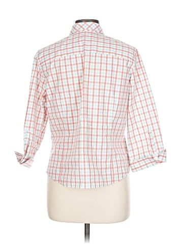 Foxcroft 3/4 Sleeve Button-Down Shirt (view 2)