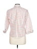 Foxcroft Checkered-gingham Orange 3/4 Sleeve Button-Down Shirt Size 12 (petite) - photo 2
