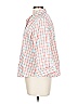 Foxcroft Checkered-gingham Orange 3/4 Sleeve Button-Down Shirt Size 12 (petite) - photo 5