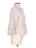 Foxcroft Checkered-gingham Orange 3/4 Sleeve Button-Down Shirt Size 12 (petite) - photo 4