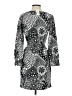 Ann Taylor LOFT Paisley Gray Casual Dress Size XS - photo 2