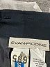 Evan Picone 100% Rayon Solid Blue Black Formal Skirt Size 10 - photo 3