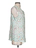 Crosby 100% Rayon Green Blue Sleeveless Blouse Size XXS (estimated) - photo 4