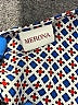Merona 100% Polyester Blue 3/4 Sleeve Blouse Size S - photo 6
