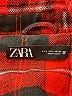 Zara Plaid Red Fleece Size S - photo 3