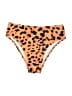Unbranded Animal Print Orange Swimsuit Bottoms Size S - photo 1