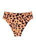 Unbranded Animal Print Orange Swimsuit Bottoms Size S - photo 2