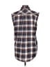 Assorted Brands Plaid Brown Sleeveless Button-Down Shirt Size L - photo 2