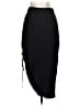 Open Edit Solid Black Casual Skirt Size XXS - photo 2
