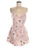 Lulus 100% Polyester Floral Pink Romper Size M - photo 1