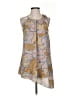 Hazel 100% Polyester Tan Casual Dress Size S - photo 1