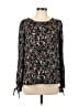Rokoko 100% Polyester Black Long Sleeve Blouse Size L - photo 1