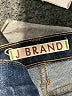 J Brand Chevron-herringbone Blue Jeans Size 28 waist - photo 4