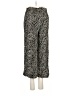 MNG 100% Viscose Animal Print Black Casual Pants Size S - photo 2